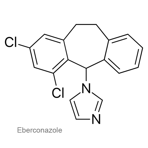 Структурная формула Эберконазол