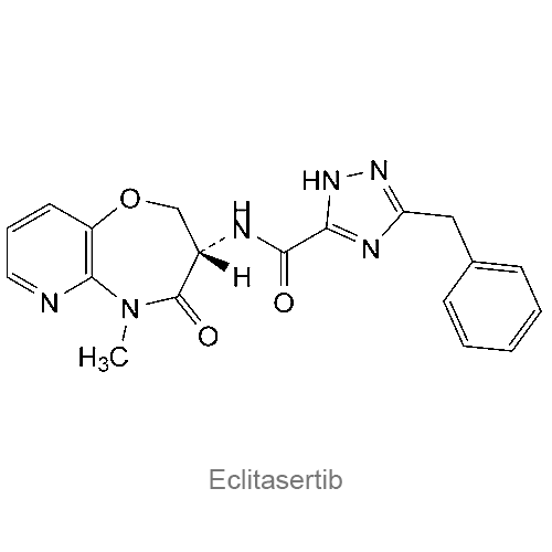 Эклитасертиб структурная формула