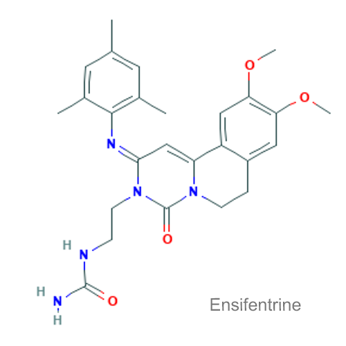 Структурная формула Энсифентрин