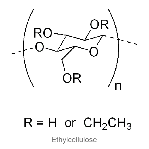 Структурная формула Этилцеллюлоза