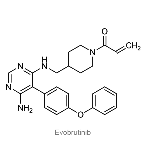 Структурная формула Эвобрутиниб