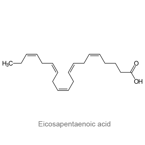Эйкозапентаеновая кислота структурная формула