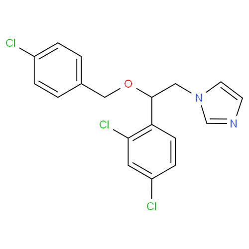 Структурная формула Эконазол