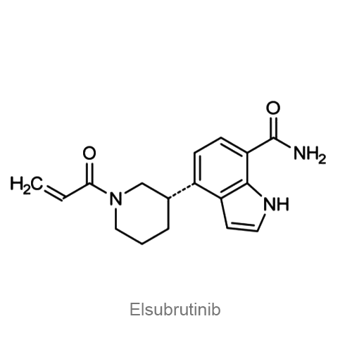 Элсубрутиниб структурная формула