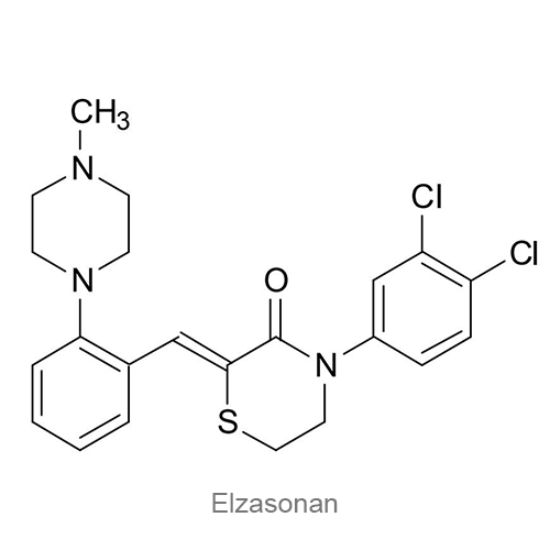 Структурная формула Элзасонан