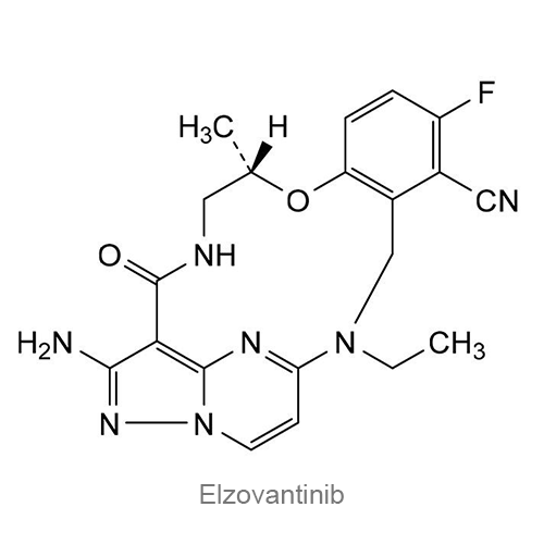 Структурная формула Элзовантиниб