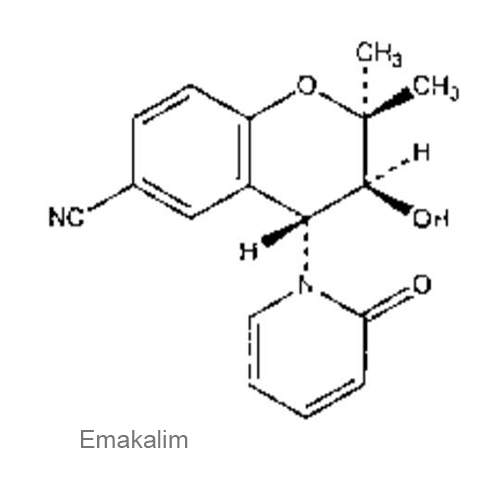Структурная формула Эмакалим