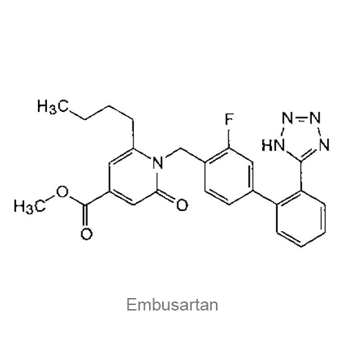 Структурная формула Эмбусартан