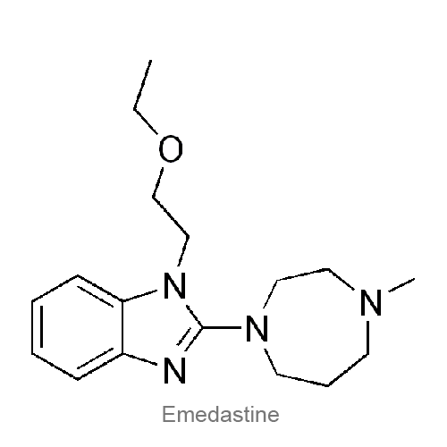 Структурная формула Эмедастин