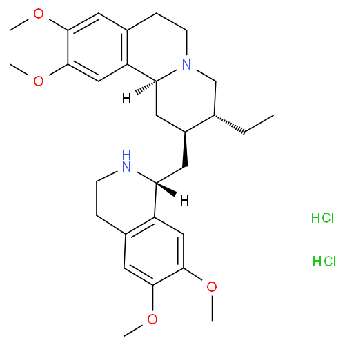 Структурная формула Эметина гидрохлорид
