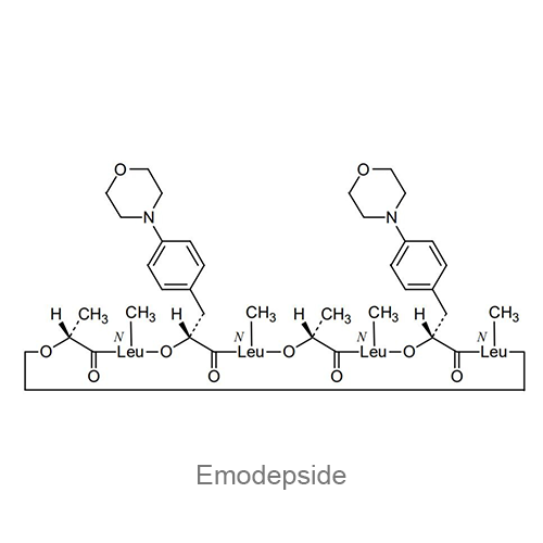 Структурная формула Эмодепсид