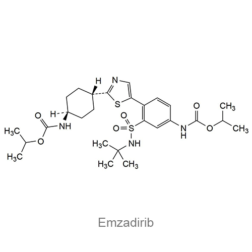 Структурная формула Эмзадириб