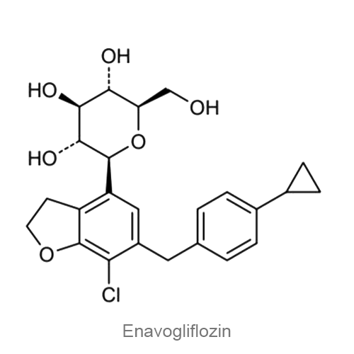 Структурная формула Энавоглифлозин