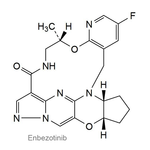 Энбезотиниб структурная формула
