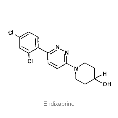 Структурная формула Эндиксаприн