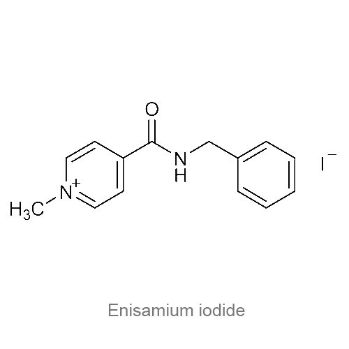 Структурная формула Энисамия йодид