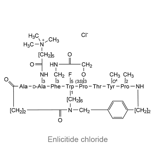 Структурная формула Энлицитида хлорид