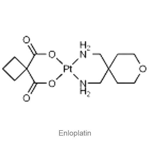 Структурная формула Энлоплатин
