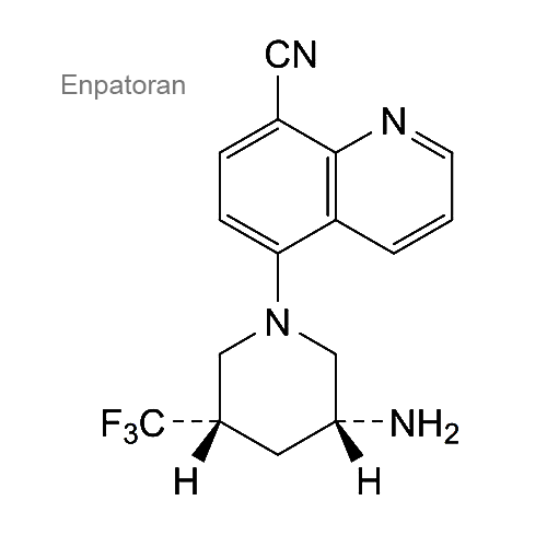 Структурная формула Энпаторан