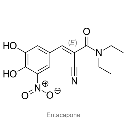 Структурная формула Энтакапон