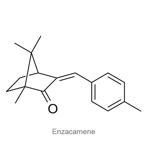 Структурная формула Энзакамен