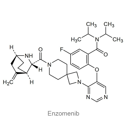 Структурная формула Энзомениб