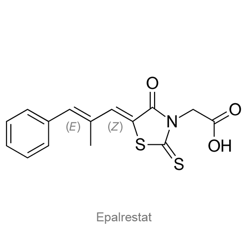 Структурная формула Эпалрестат