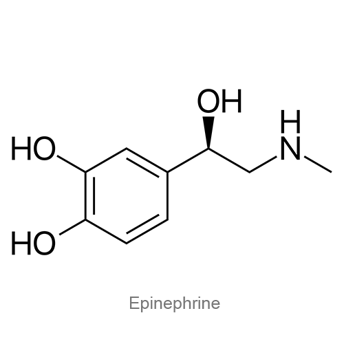 Структурная формула Эпинефрин