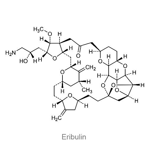 Структурная формула Эрибулин