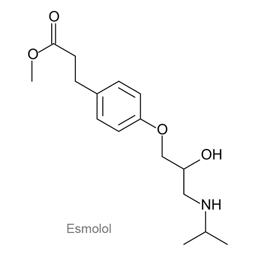 Структурная формула Эсмолол