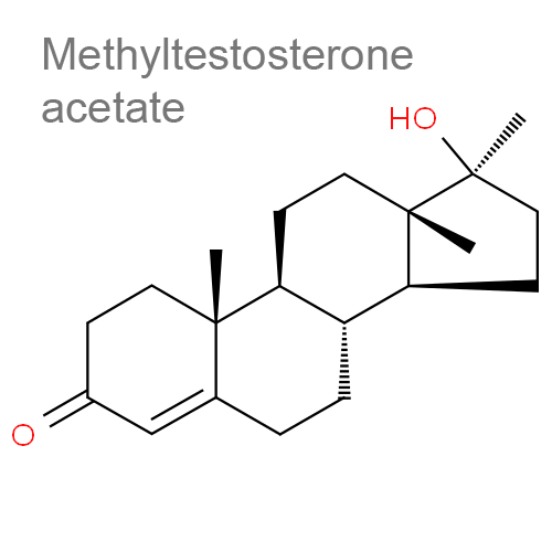 Структурная формула 2 Эстрогены конъюгированные + Метилтестостерон