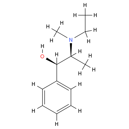 Структурная формула Этафедрин