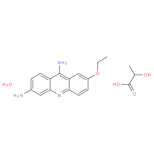 Структурная формула Этакридина лактат