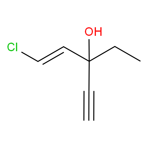 Этхлорвинол структурная формула