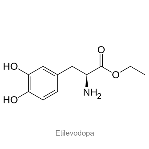 Структурная формула Этилеводопа