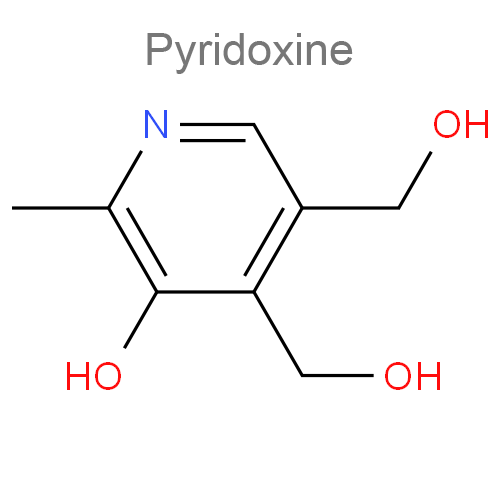 Структурная формула 2 Этилметилгидроксипиридина сукцинат + [Пиридоксин]