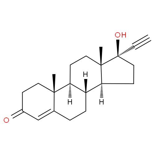 Структурная формула Этистерон