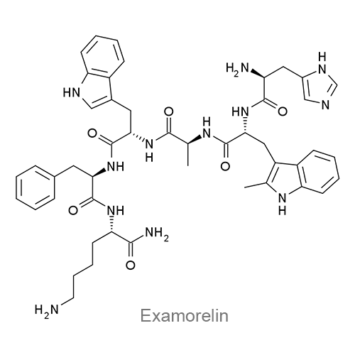 Структурная формула Эксаморелин
