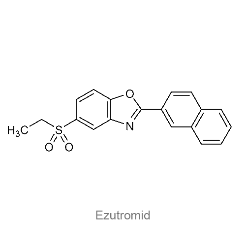 Структурная формула Эзутромид