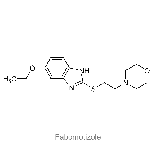 Структурная формула Фабомотизол
