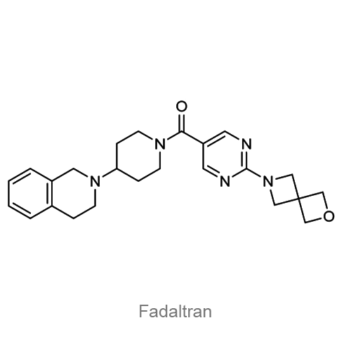 Структурная формула Фадалтран