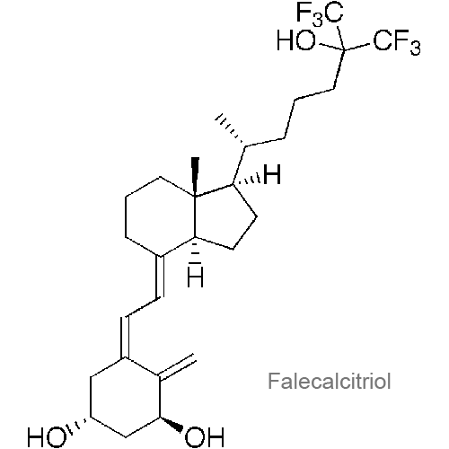 Структурная формула Фалекальцитриол
