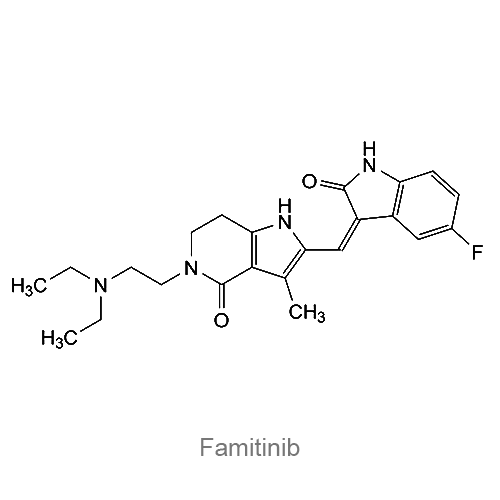 Структурная формула Фамитиниб