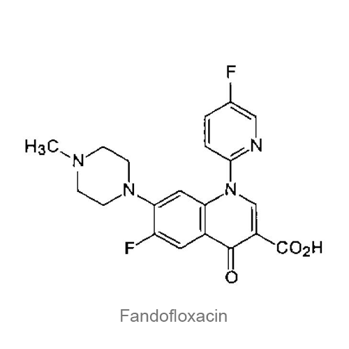 Структурная формула Фандофлоксацин