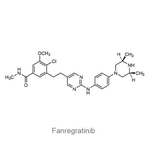 Фанрегратиниб структурная формула