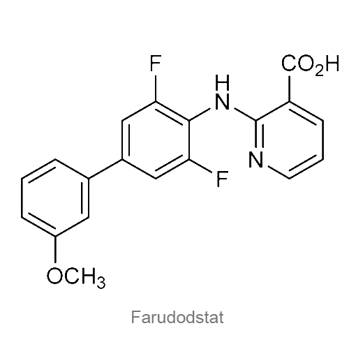 Структурная формула Фарудодстат