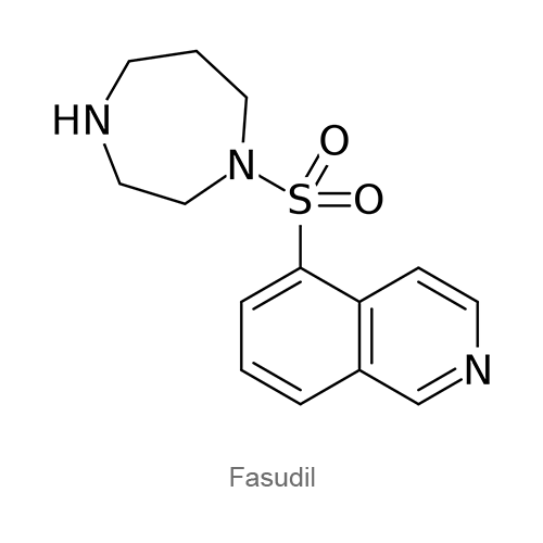 Структурная формула Фасудил