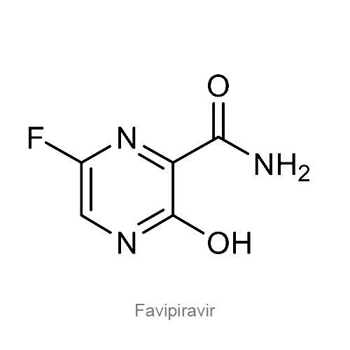 Фавипиравир структурная формула