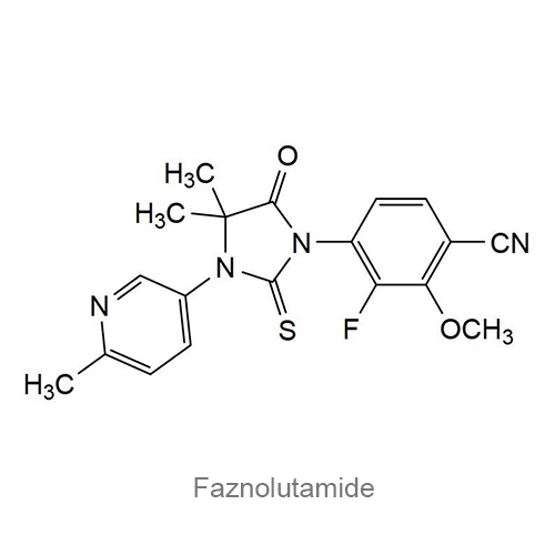 Структурная формула Фазнолутамид