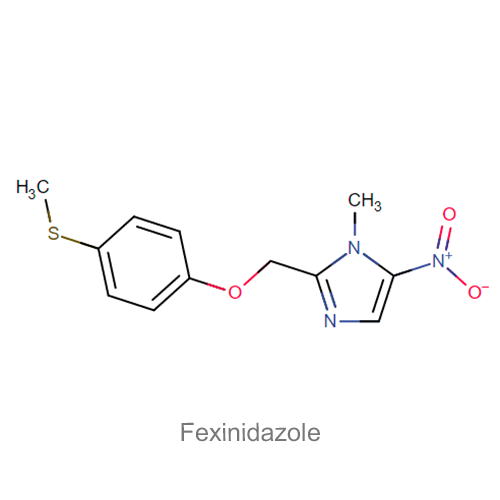 Структурная формула Фексинидазол